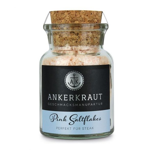 Pink Saltflakes, feine, für jede Speise geeignete, geschmacksintensive Salzkristalle  von Ankerkraut