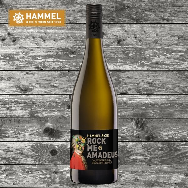 2021er Rock me Amadeus, mutige Cuvee aus Sauvignon blanc & Grüner Veltliner, Weingut Hammel