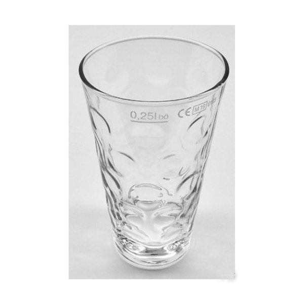 Dubbeglas | 0,25l | Klar | Pfälzer Kultglas | Schluckimpfung | Böckling